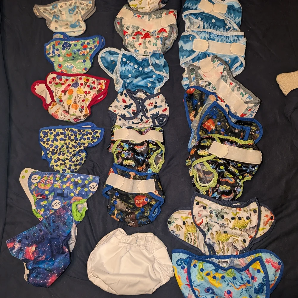 Colorful Cloth Diaper Covers
